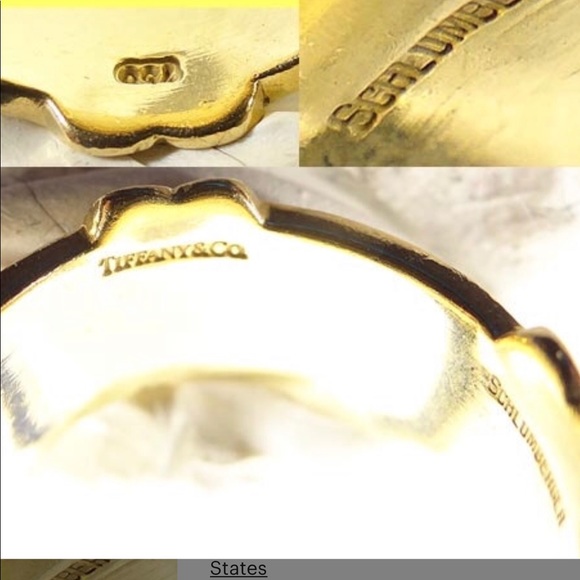 ❤️❤️❤️❤️ Tiffany & Co 18K GOLD Heart Enamel Ring❤️ - Picture 4 of 6